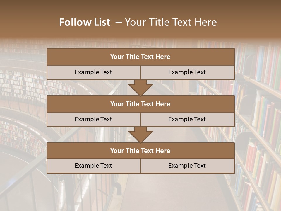 Library Books PowerPoint Template