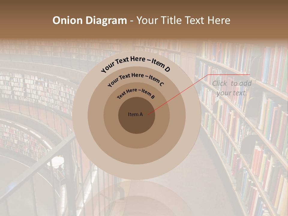 Library Books PowerPoint Template