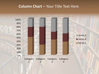 Library Books PowerPoint Template