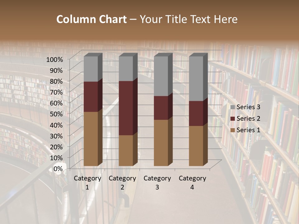 Library Books PowerPoint Template
