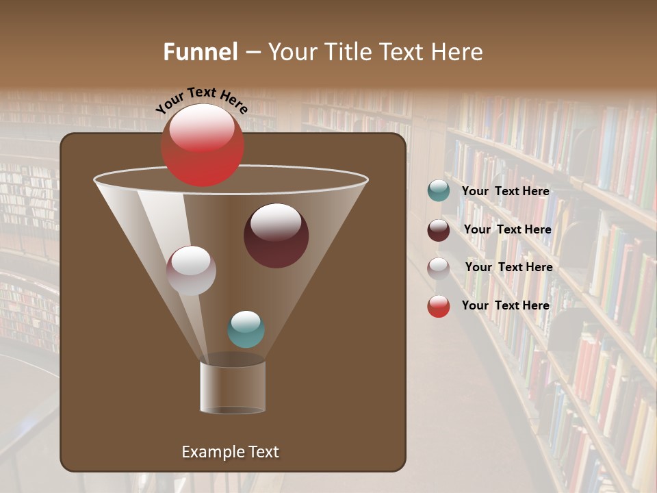 Library Books PowerPoint Template