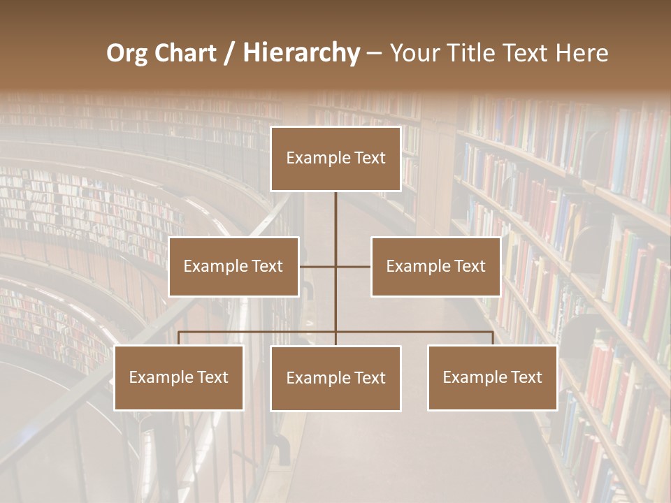 Library Books PowerPoint Template
