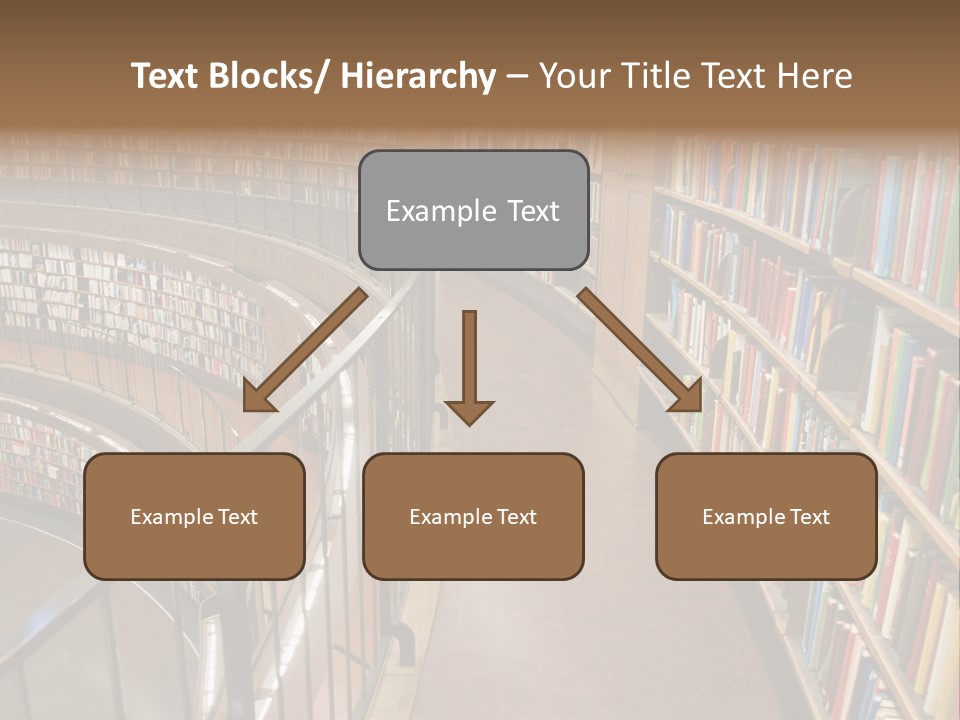 Library Books PowerPoint Template