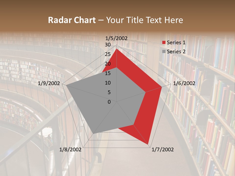 Library Books PowerPoint Template