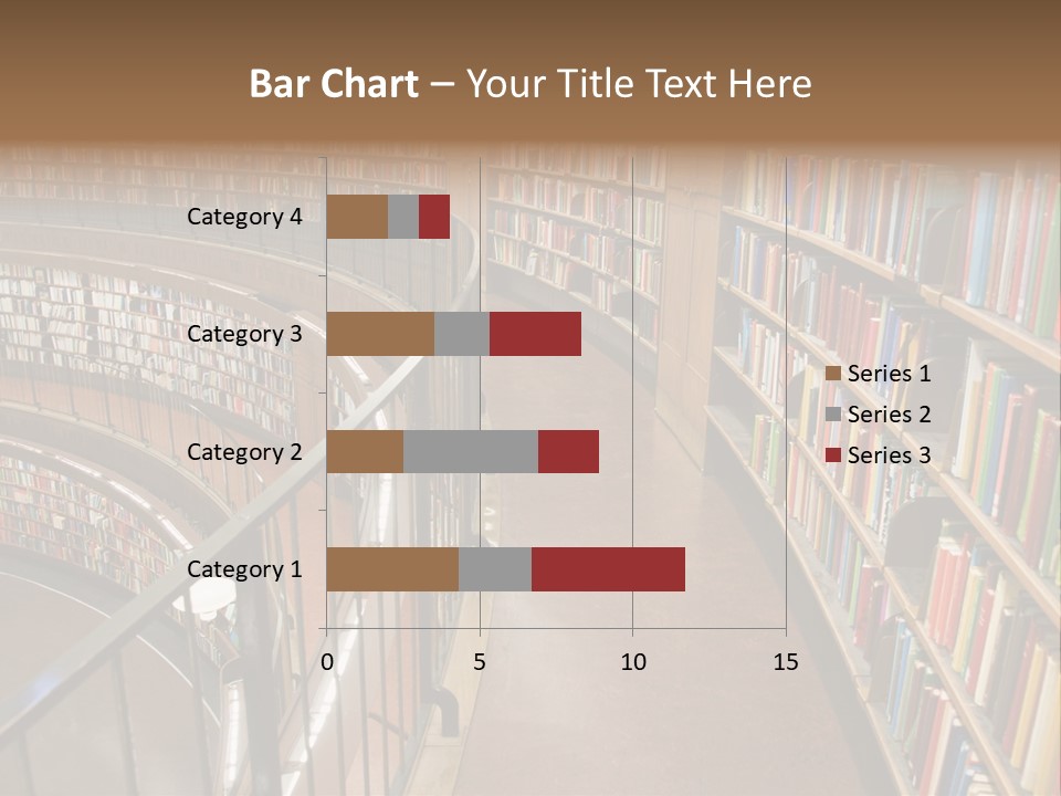 Library Books PowerPoint Template