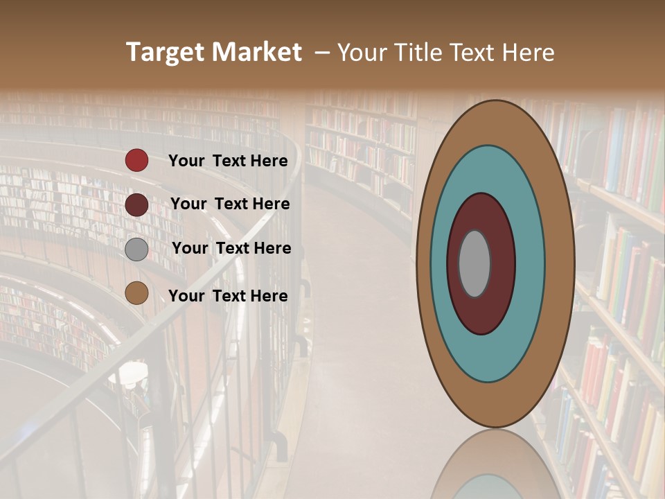 Library Books PowerPoint Template