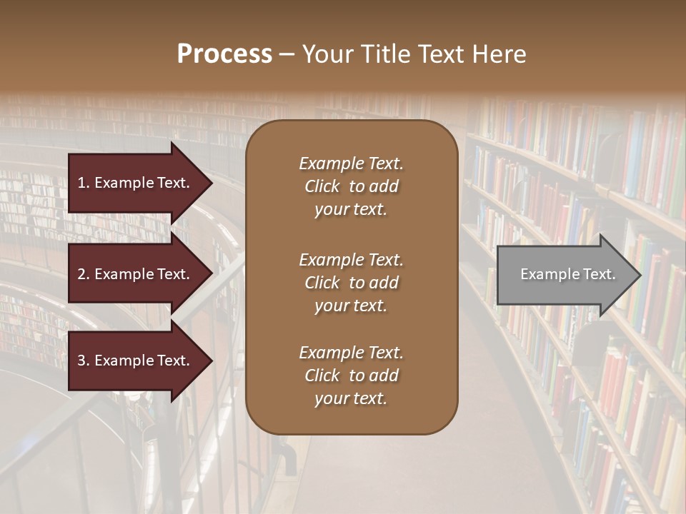 Library Books PowerPoint Template