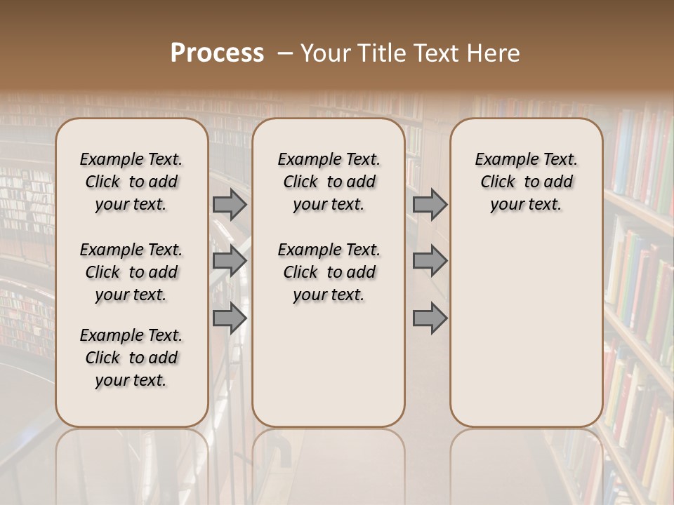Library Books PowerPoint Template