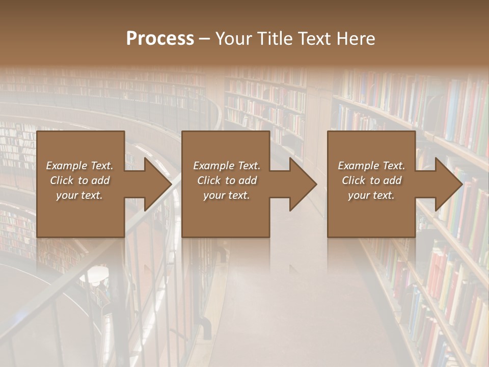 Library Books PowerPoint Template