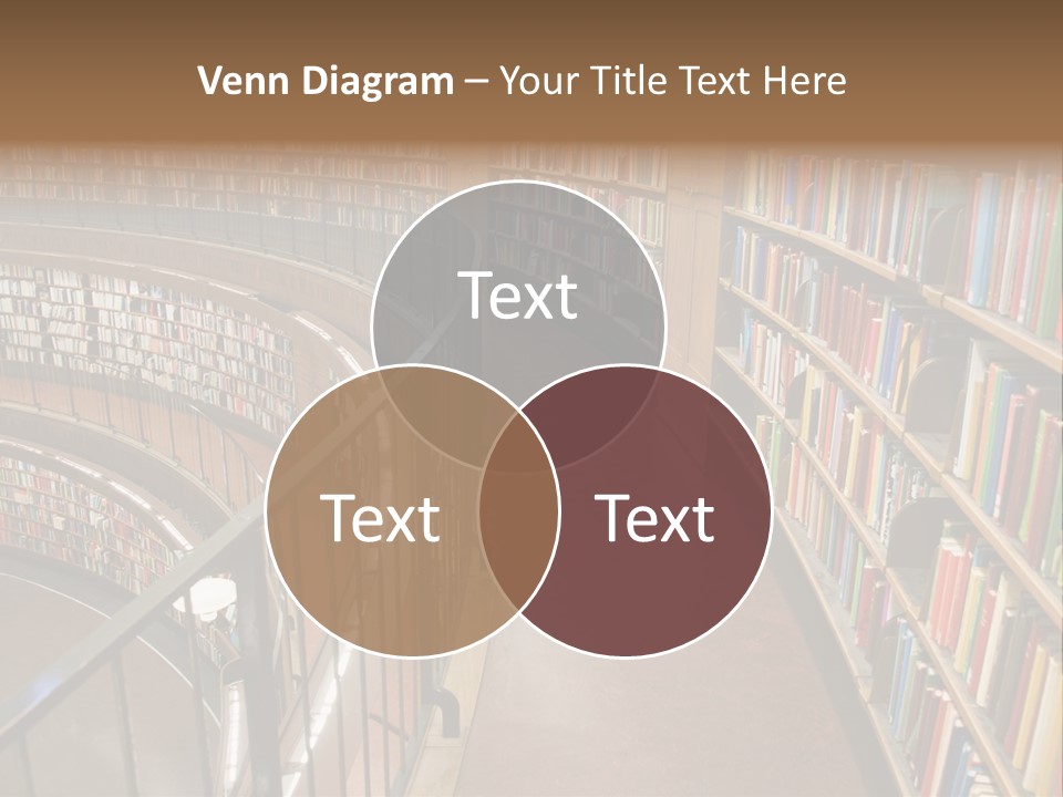 Library Books PowerPoint Template