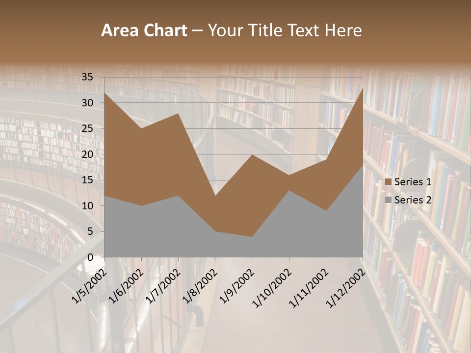 Library Books PowerPoint Template