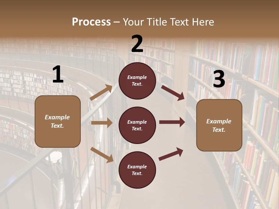 Library Books PowerPoint Template