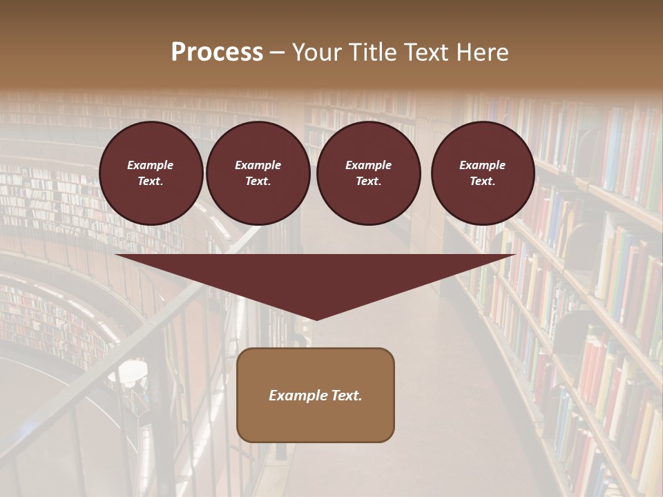 Library Books PowerPoint Template