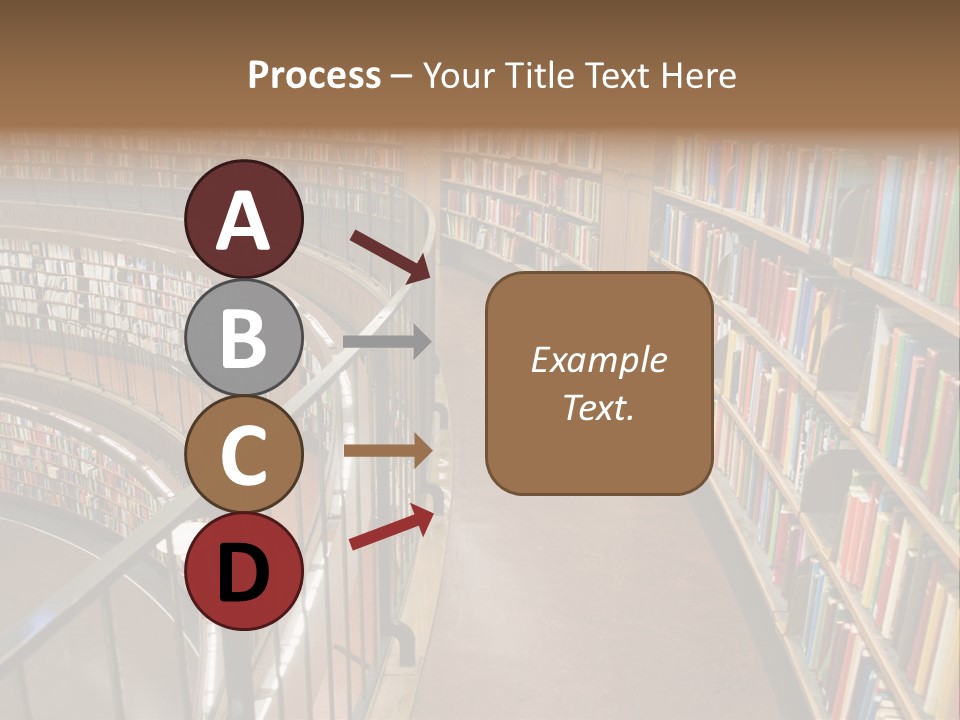 Library Books PowerPoint Template