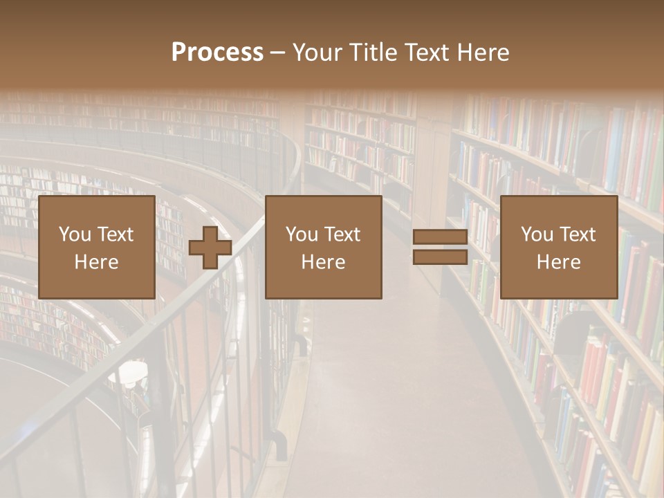 Library Books PowerPoint Template