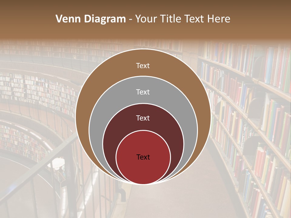 Library Books PowerPoint Template