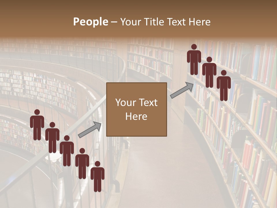 Library Books PowerPoint Template