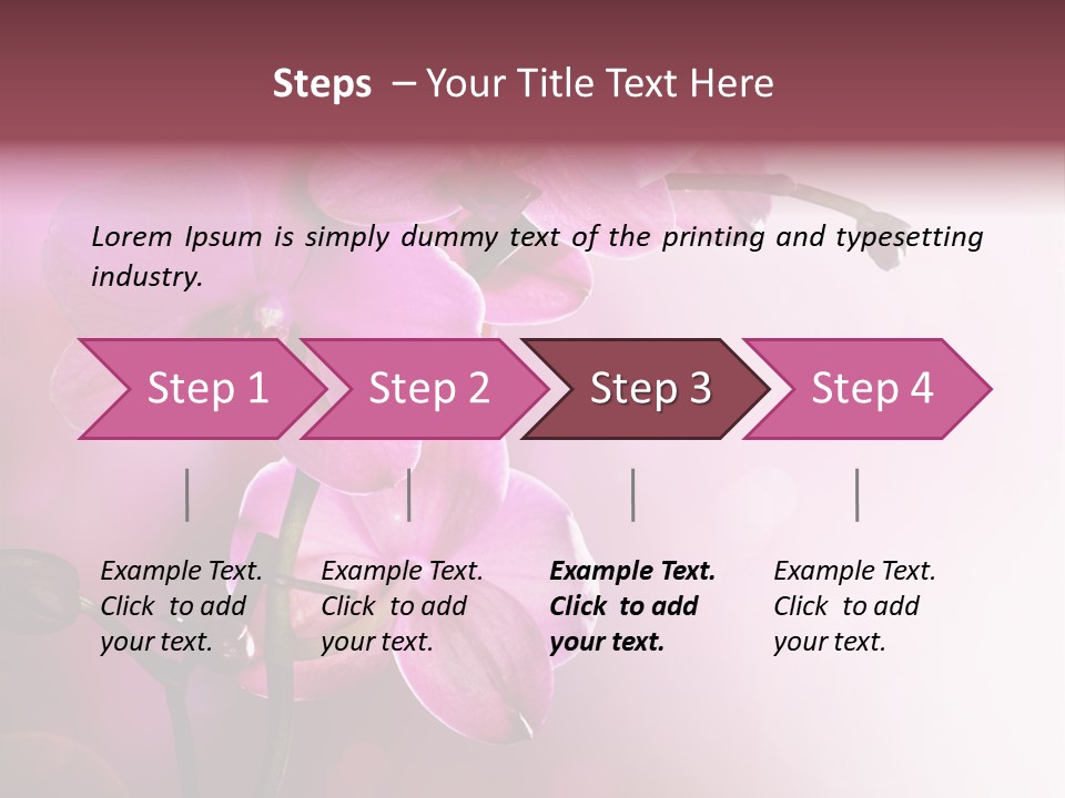 Flower Border Designs PowerPoint Template