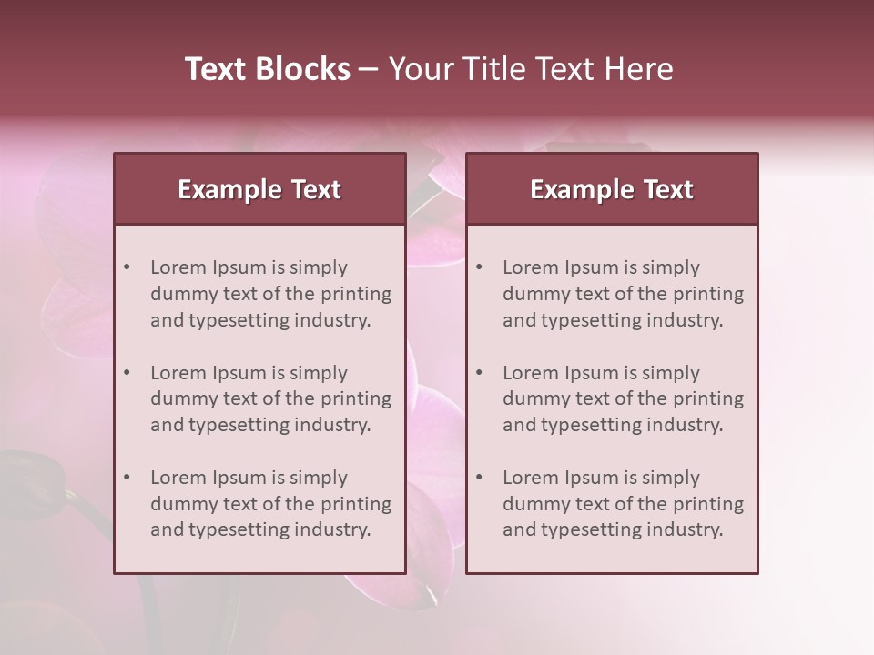 Flower Border Designs PowerPoint Template
