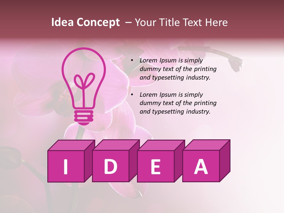 Flower Border Designs PowerPoint Template