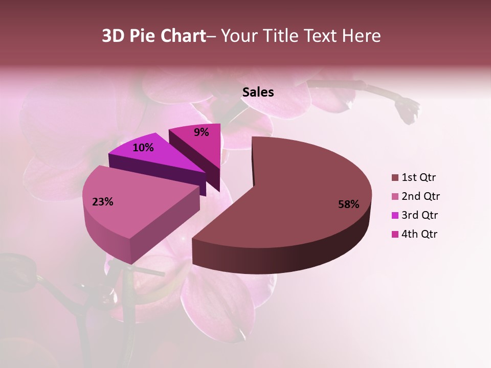 Flower Border Designs PowerPoint Template