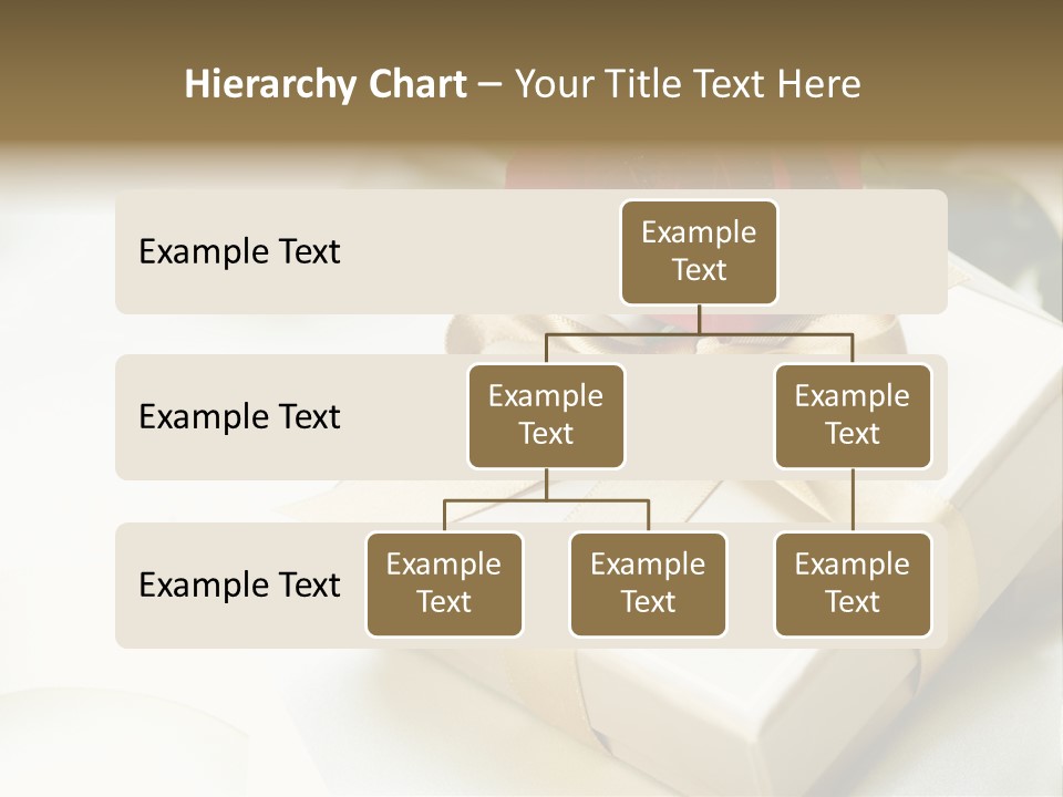 Horizontal Golden Romantic PowerPoint Template