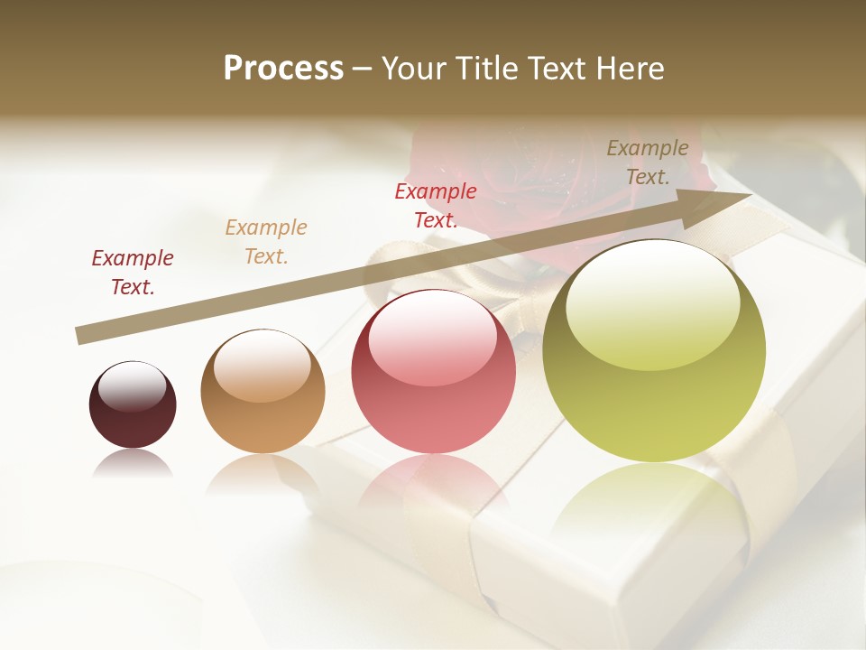 Horizontal Golden Romantic PowerPoint Template