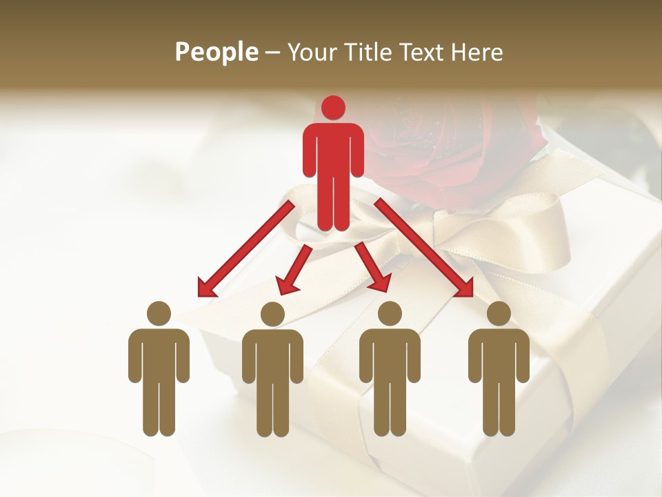 Horizontal Golden Romantic PowerPoint Template