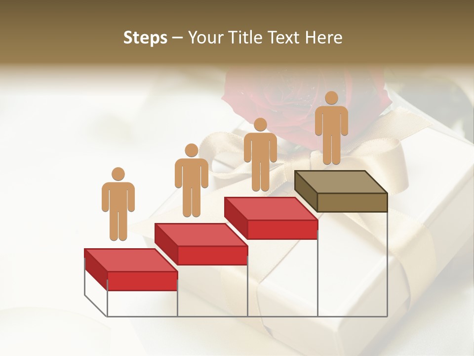 Horizontal Golden Romantic PowerPoint Template