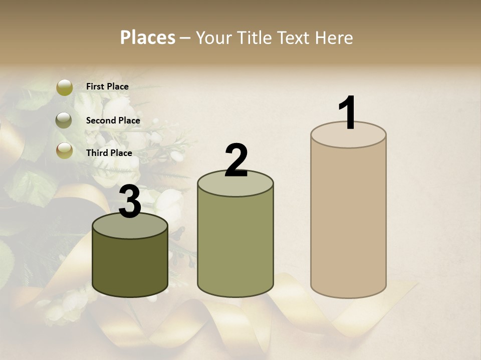 Decoration Border Bouquet PowerPoint Template