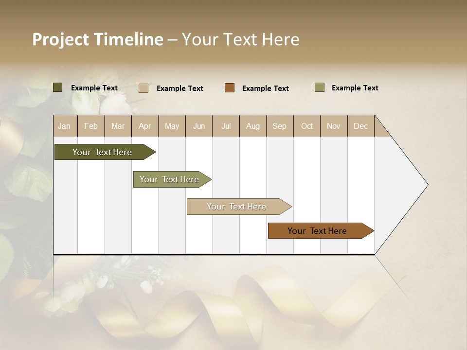 Decoration Border Bouquet PowerPoint Template