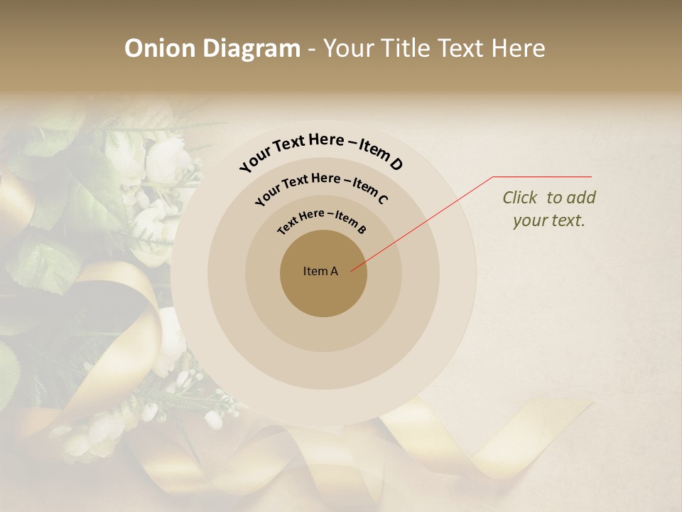 Decoration Border Bouquet PowerPoint Template