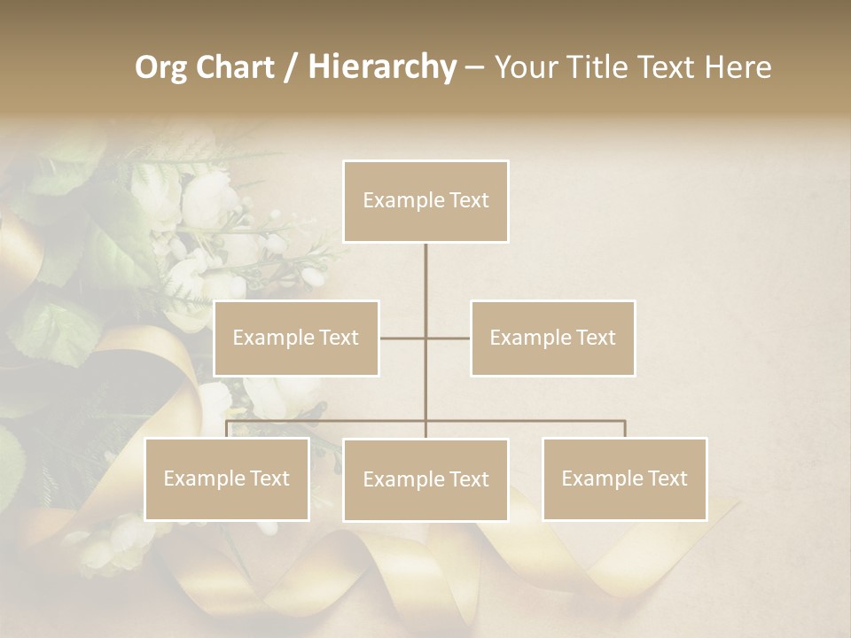 Decoration Border Bouquet PowerPoint Template