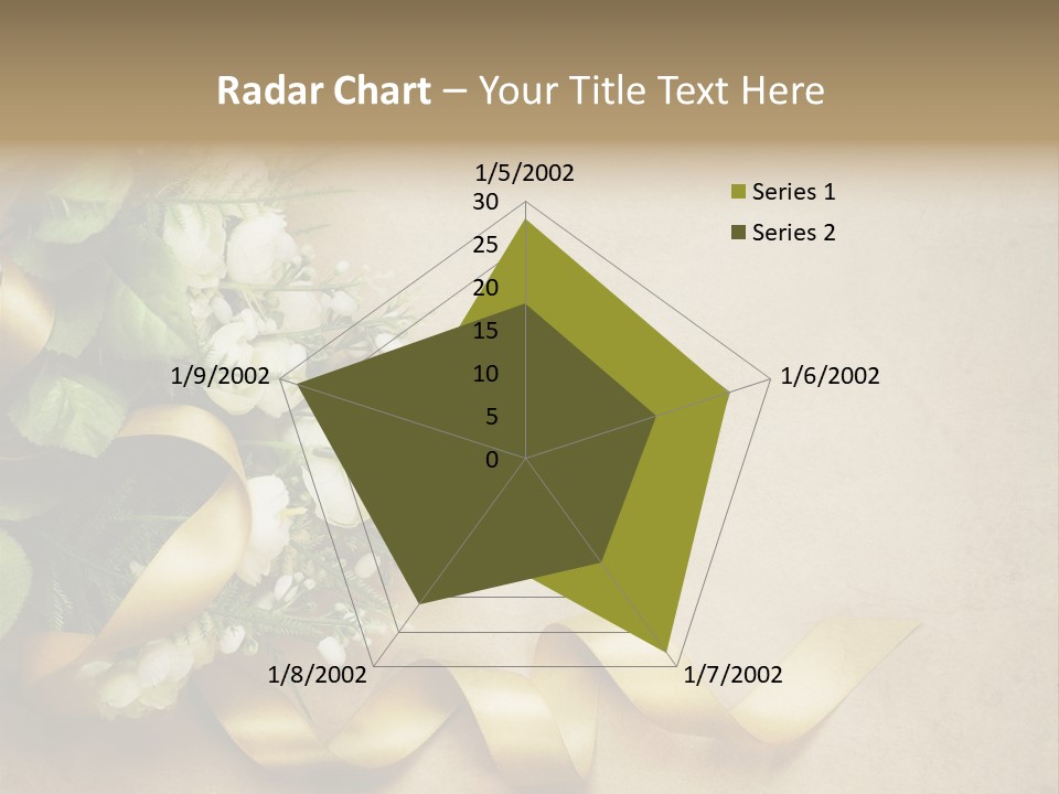 Decoration Border Bouquet PowerPoint Template