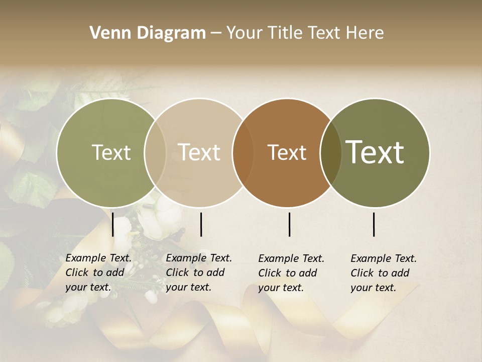 Decoration Border Bouquet PowerPoint Template