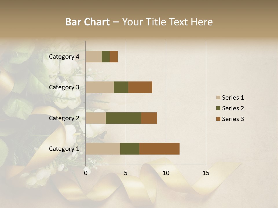 Decoration Border Bouquet PowerPoint Template