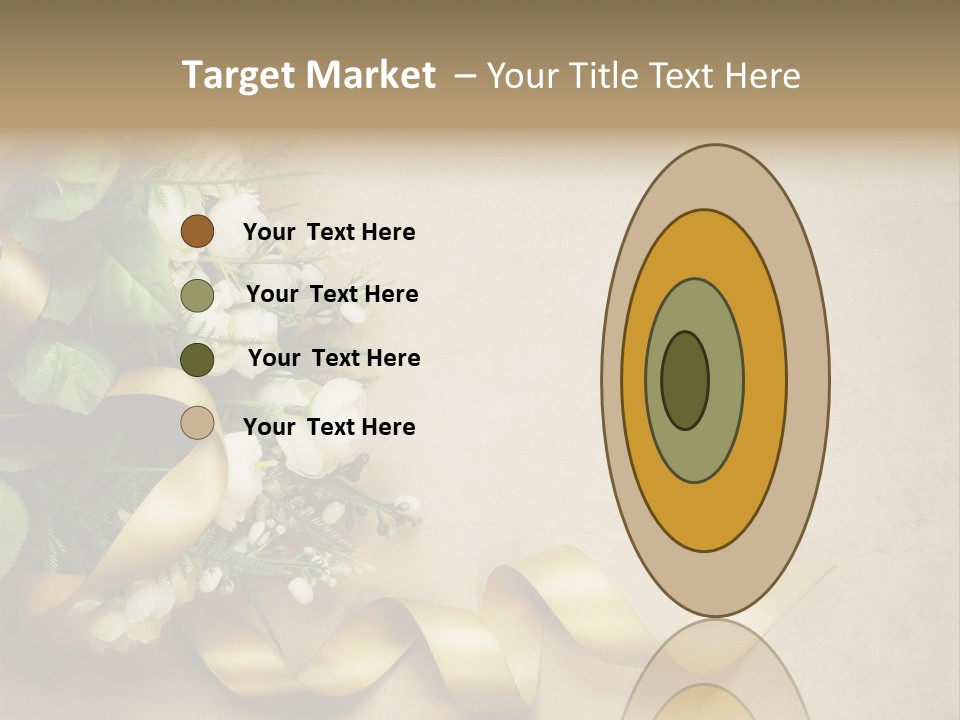 Decoration Border Bouquet PowerPoint Template