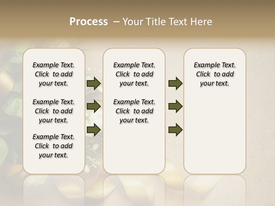 Decoration Border Bouquet PowerPoint Template