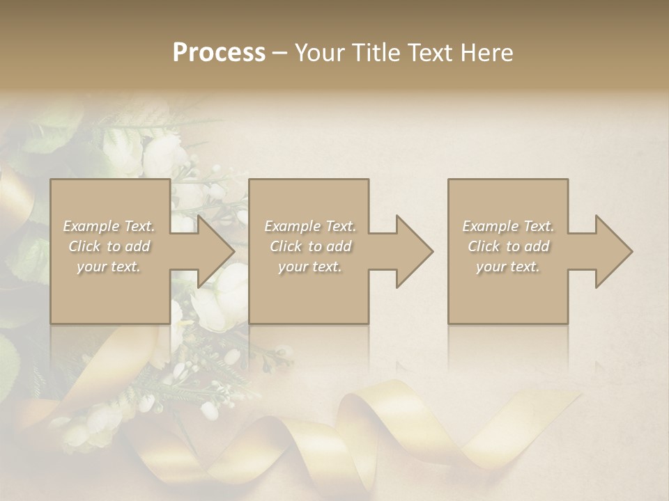 Decoration Border Bouquet PowerPoint Template