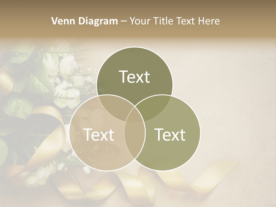 Decoration Border Bouquet PowerPoint Template