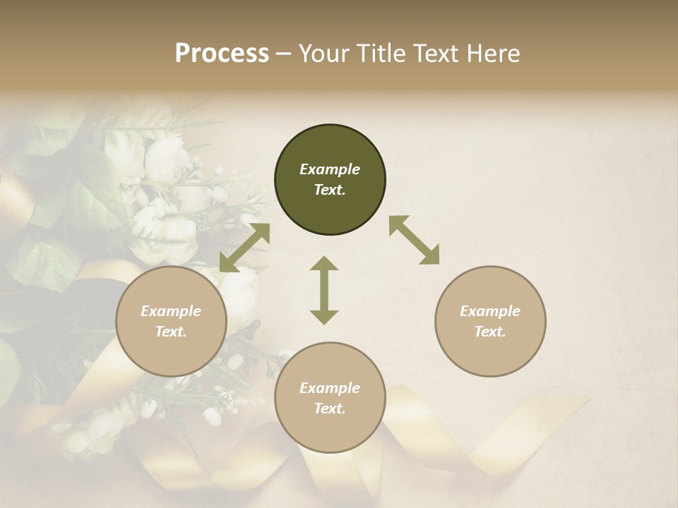 Decoration Border Bouquet PowerPoint Template