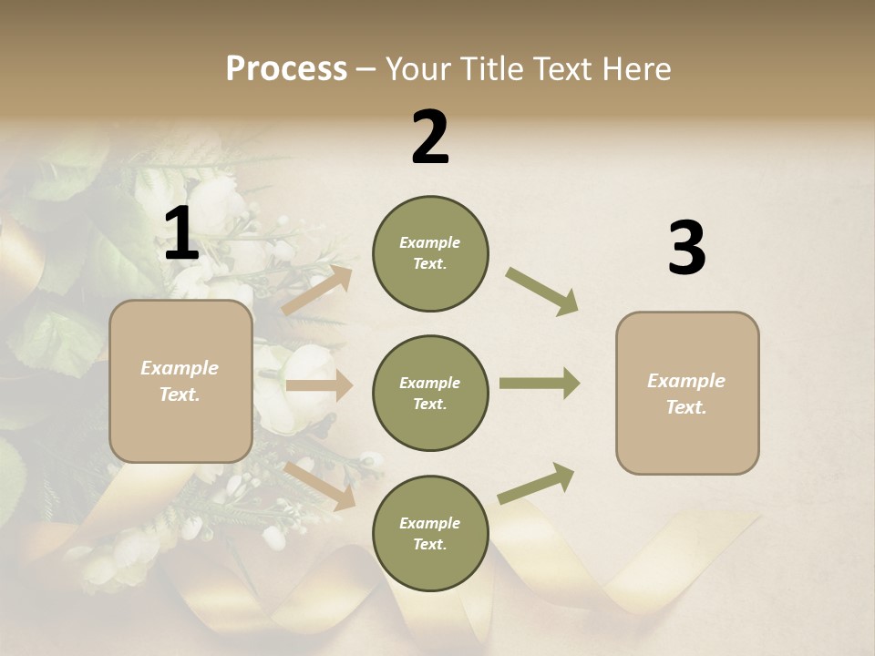 Decoration Border Bouquet PowerPoint Template