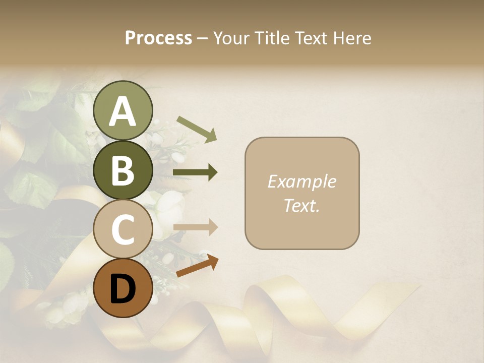Decoration Border Bouquet PowerPoint Template