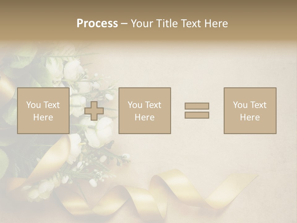 Decoration Border Bouquet PowerPoint Template