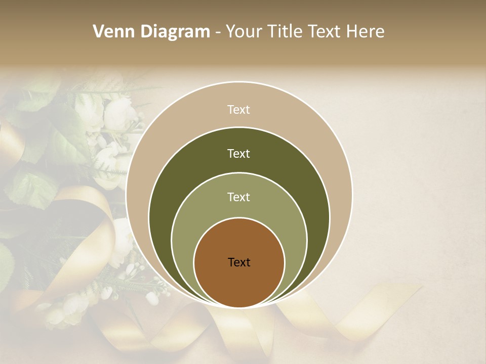 Decoration Border Bouquet PowerPoint Template