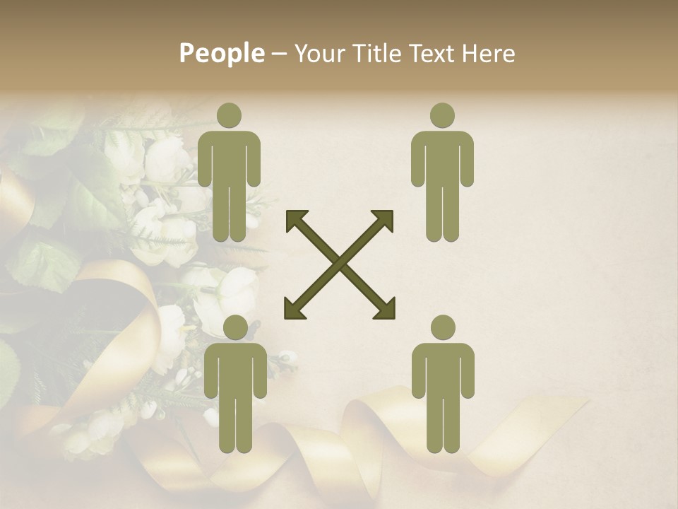 Decoration Border Bouquet PowerPoint Template