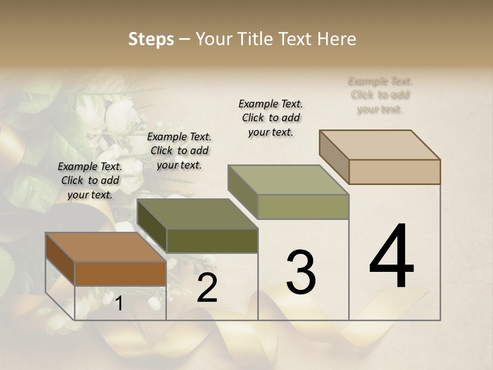 Decoration Border Bouquet PowerPoint Template