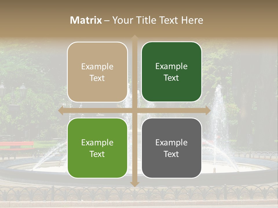 Photoshop Fountain PowerPoint Template