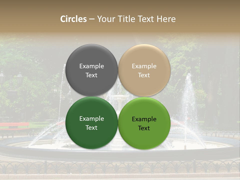 Photoshop Fountain PowerPoint Template