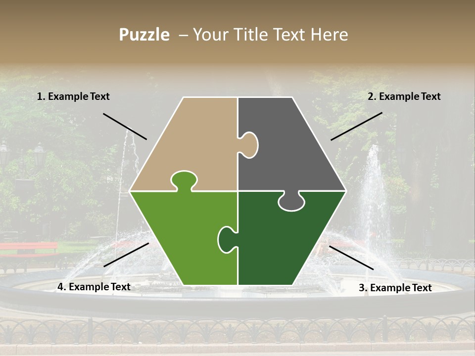 Photoshop Fountain PowerPoint Template